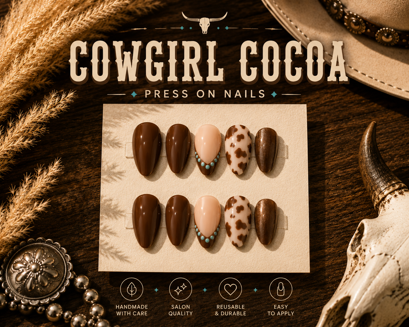 Western Press-On Nails